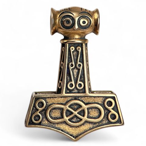 THOR HAMMER - MJÖLLNIR, PENDANT, BRONZE