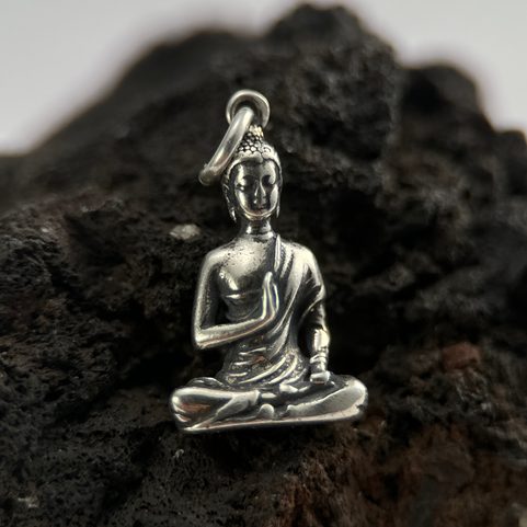 BUDDHA, CHAKRA-ANHÄNGER, AG 925