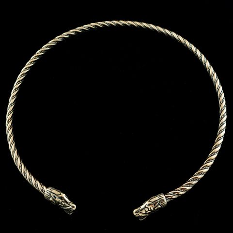 BEAST FROM GOTLAND,  VIKING TORQUES - BRONZE