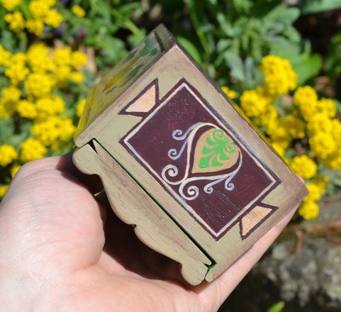 AVITIUM, ANCIENT ROME WOODEN BOX, REPLICA