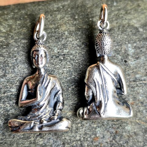 BUDDHA, CHAKRA-ANHÄNGER, AG 925