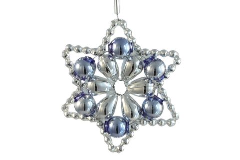 SNOW STAR, YULE DECORATION