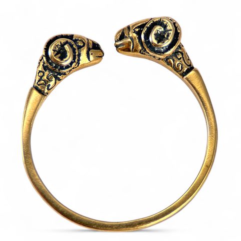 BÉLIER - BAGUE, ROME ANTIQUE, IIIÈME SIÈCLE, BRONZE