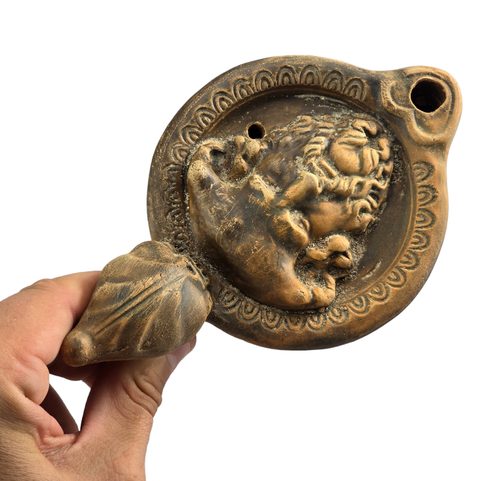 FAUN - ROMAN OIL LAMP, LANTERN
