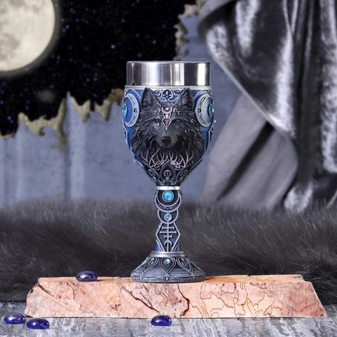 WOLF MOON GOBLET 19.5CM
