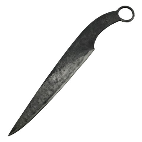 CELTIC KNIFE OPPIDUM, EXACT REPLICA OF KNIFE FROM BOHEMIA, BLACK