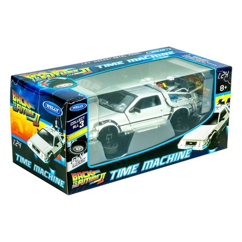 RETOUR VERS LE FUTUR II MODÈLE RÉDUIT 1/24 '81 DELOREAN LK COUPE FLY WHEEL