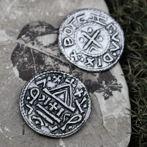 DENARIUS BOLESLAUS I, DUKE OF BOHEMIA, TIN REPLICA