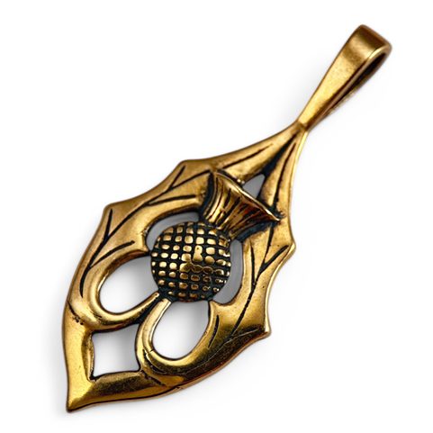 ALBA - SCOTTISH THISTLE, PENDANT, BRONZE