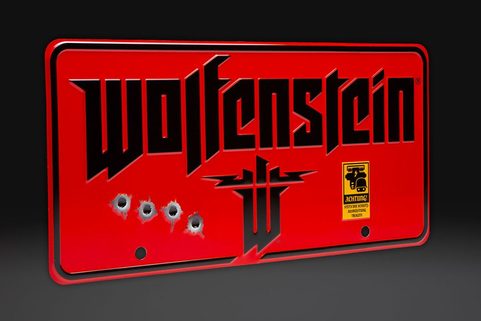 WOLFENSTEIN METAL SIGN THE NEW COLOSSUS