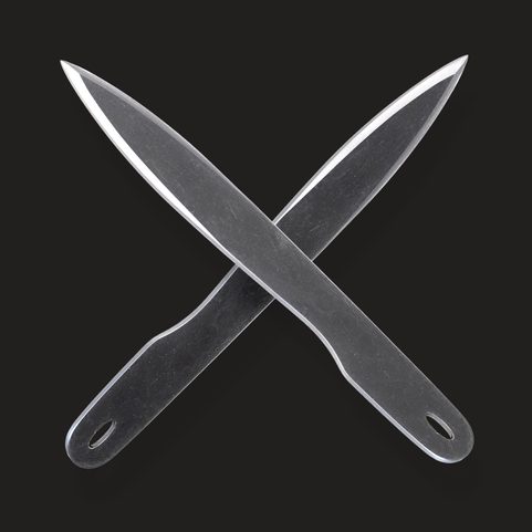 BEAR CLAW, THROWING KNIFE