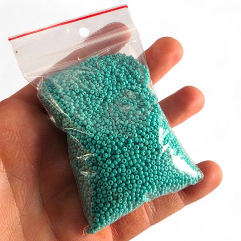 ROCAILLE TCHÈQUE PRECIOSA, OPAQUE TURQUOISE 10/0
