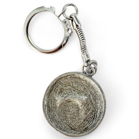CELTIC HORSE KEYCHAIN, ZINC ANTIQUE SILVER