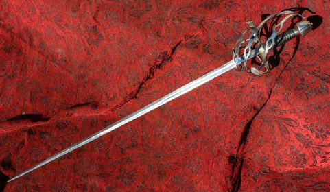 SABRE D'OFFICIER DANOIS - KARDE, RAPIÈRE