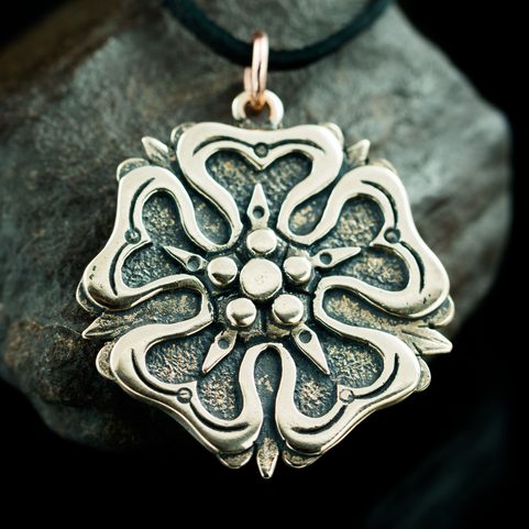 ROSE, HOUSE OF ROSENBERGS, PENDANT, BRONZE