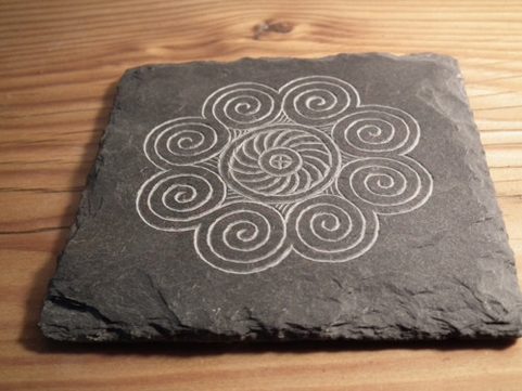 SUN SLATE COASTER