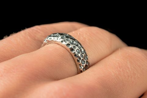 MEGALITH, STERLING SILVER RING