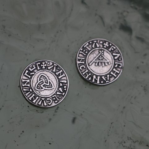 SIHTRIC II.,NORTHUMBIRA, UM 940 NACHBILDUNG EINER WIKINGERMÜNZE, SILBER 925