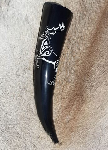 FIANNA CELTIC DEER, DRINKING HORN 0.3 L