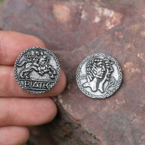 BIATEC, CELTIC TETRADRACHM COIN