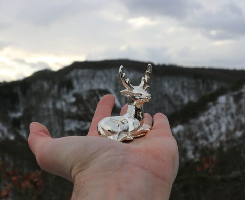 DEER, FIGURE, METAL