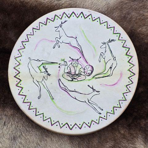 CHAMAN SAMI, TAMBOUR DE CHAMAN 40CM