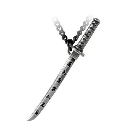 BUSHIDO, KATANA, NECKLACE, ALCHEMY ENGLAND