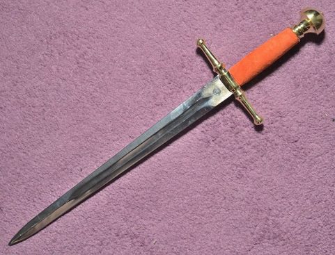 NOBLEMAN DAGGER, MIDDLE AGE, COSTUME DAGGER