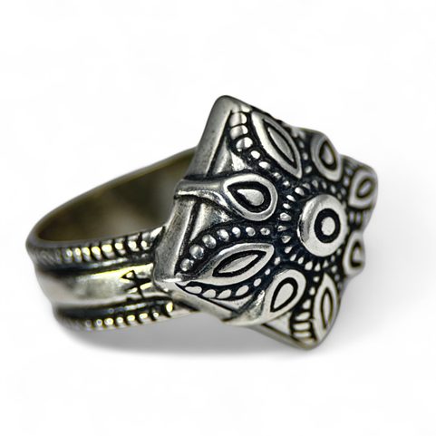 MEDIEVAL RING, 12TH CENTURY, SILVER 925 13G