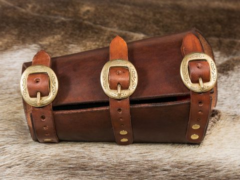 LEATHER BRACER, CELTIC DESIGN