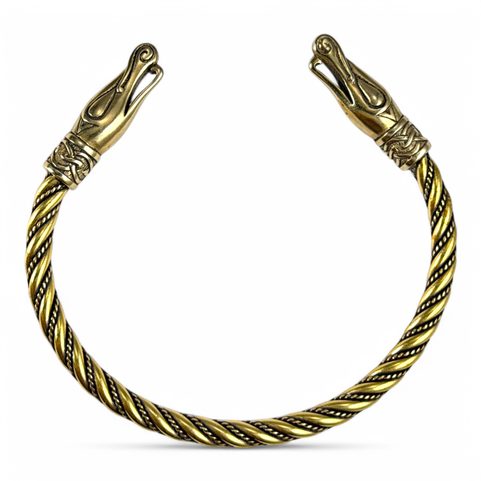 URNES STYLE BRASS BRACELET
