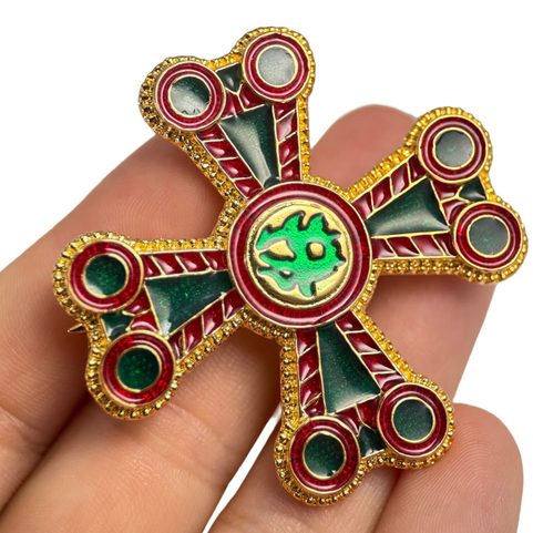 FRANCONIAN CROSS, GERMANY, 8TH CENTURY, BROOCH
