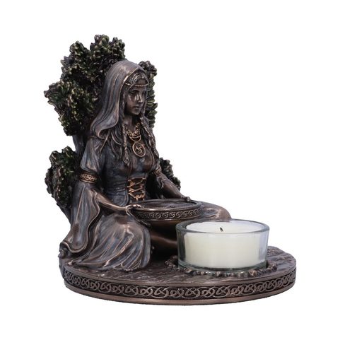 CELTIC GODDESS DANU 12,5 CM, CANDLESTICK
