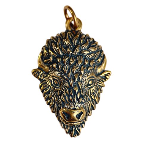 TATANKA - BISON BRONZE PENDANT