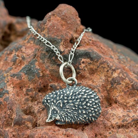 HEDGEHOG, SILVER PENDANT