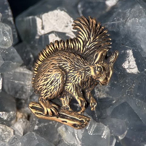 EICHHÖRNCHEN, ANHÄNGER, BRONZE