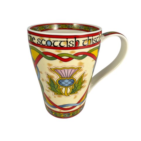 MUG ÉCOSSAIS EN PORCELAINE, CHARDON