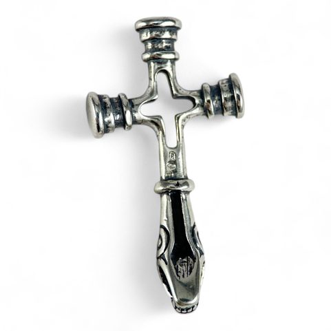 FENRIR - ISLANDAIS LOUP CROIX, ARGENT