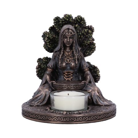 CELTIC GODDESS DANU 12,5 CM, CANDLESTICK