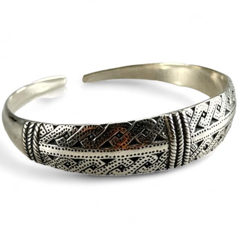 GOTLAND, VIKING BRACELET, SILVER 925/1000 39G