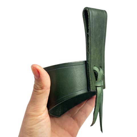 PORTE-CORNE EN CUIR DE POISSON - CADEAU POUR LES PÊCHEURS