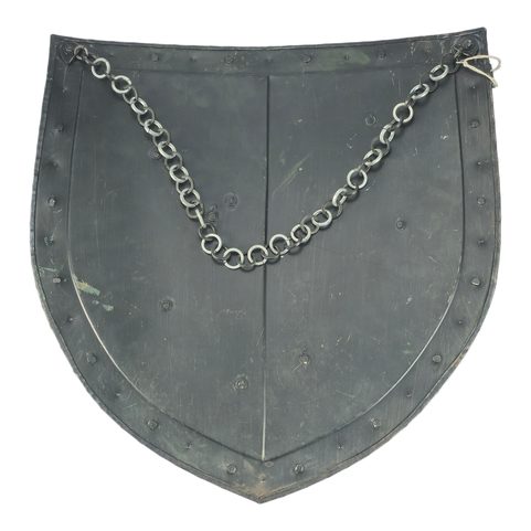 PAON, ÉCU DÉCORATIF MÉDIÉVAL