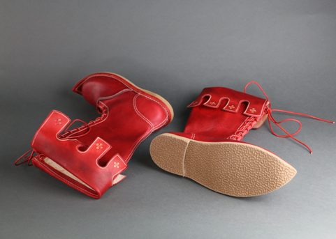 NOTTINGHAM, BOTTES MÉDIÉVALES - ROUGE