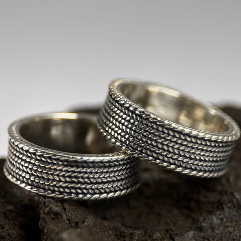 REYNIR, SLAVIC - VIKING STERLING SILVER RING