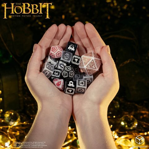 THE HOBBIT, DICE SET FOR THE RADIANT DAWN TCG