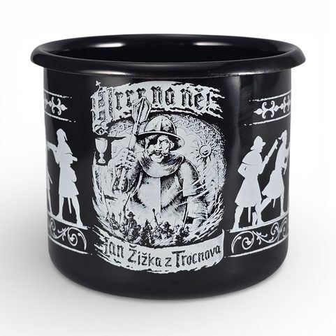 JAN ŽIŽKA, ENAMEL MUG