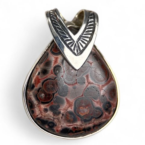 DRAGANA, JASPER, SILVER PENDANT, AG 925/1000