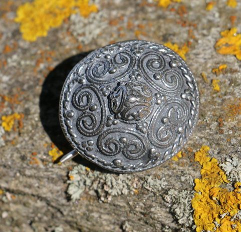 VIKING BROOCH, STORA RYK, FÄRGELANDA, SWEDEN, SILVER