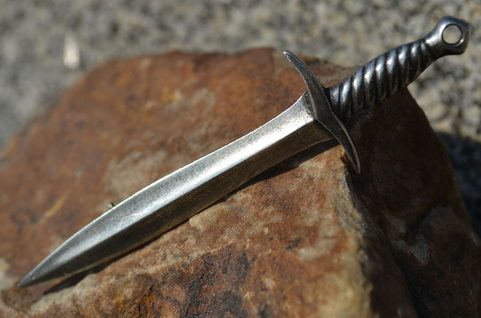 FANTASY SWOR, METAL ALLOY BROOCH WITH A PIN