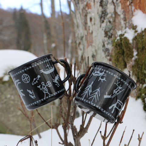 SÁMI SÁPMI LAPLAND ENAMEL MUG